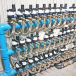 Colocación de baterías y montantes