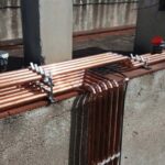 Colocación de baterías y montantes